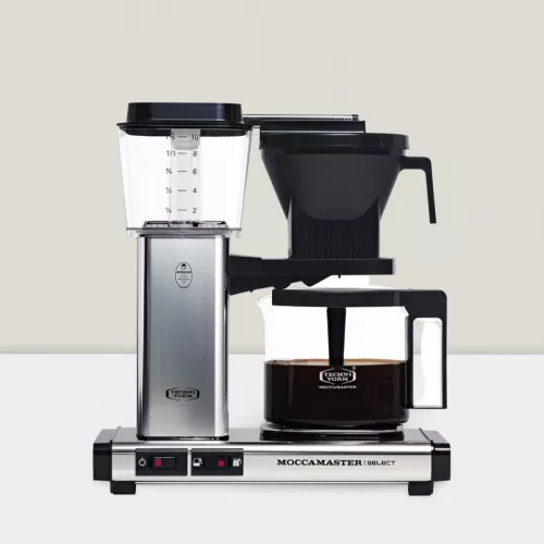 MOCCAMASTER KBG Select Polished Silver
